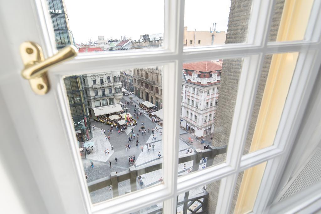 Merchants Crown Suites And Spa Прага Екстер'єр фото View from the window of a room at the hotel